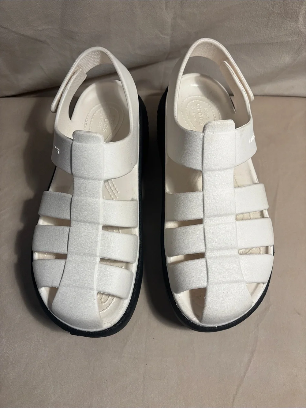 CROCS chunky platform